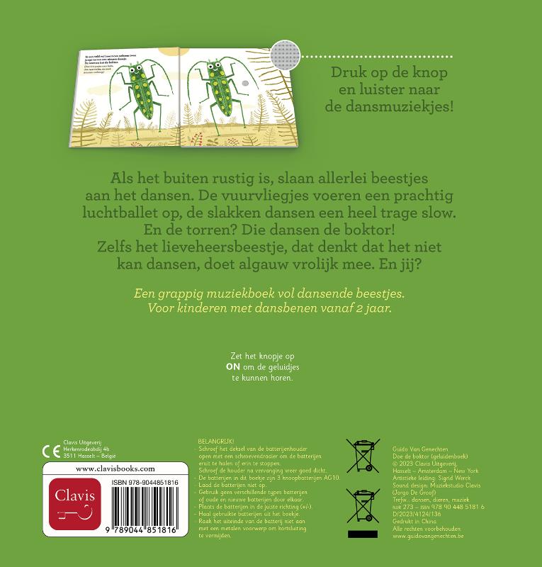 Achterkant van Doe de boktor
