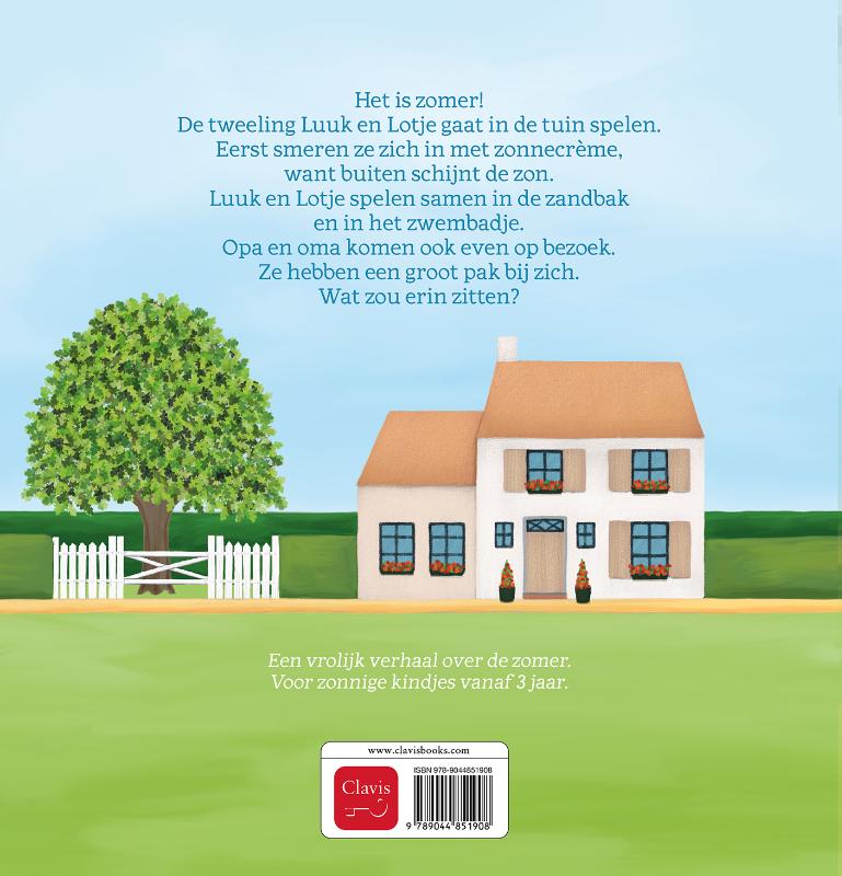 Achterkant van Het is zomer!