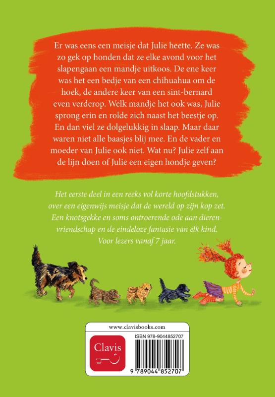 Achterkant van Julie en haar hondjes