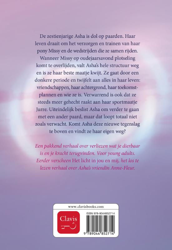 Achterkant van Blijf bij me in het donker