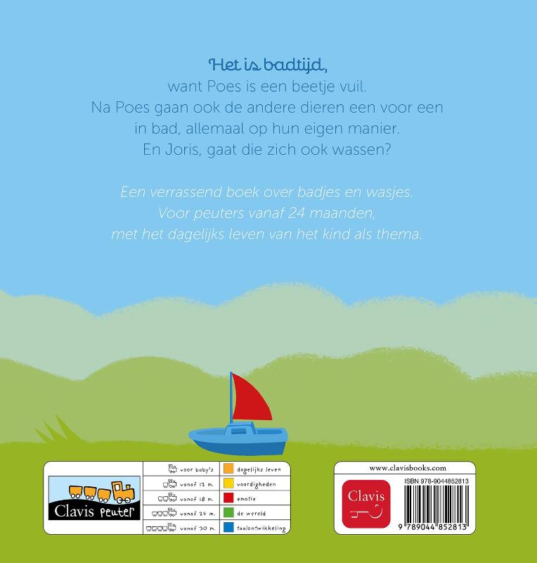 Achterkant van Iedereen gaat in bad