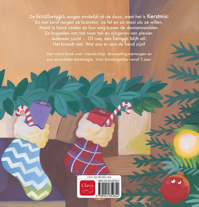 Achterkant van Het kerstlampje dat niet brandde