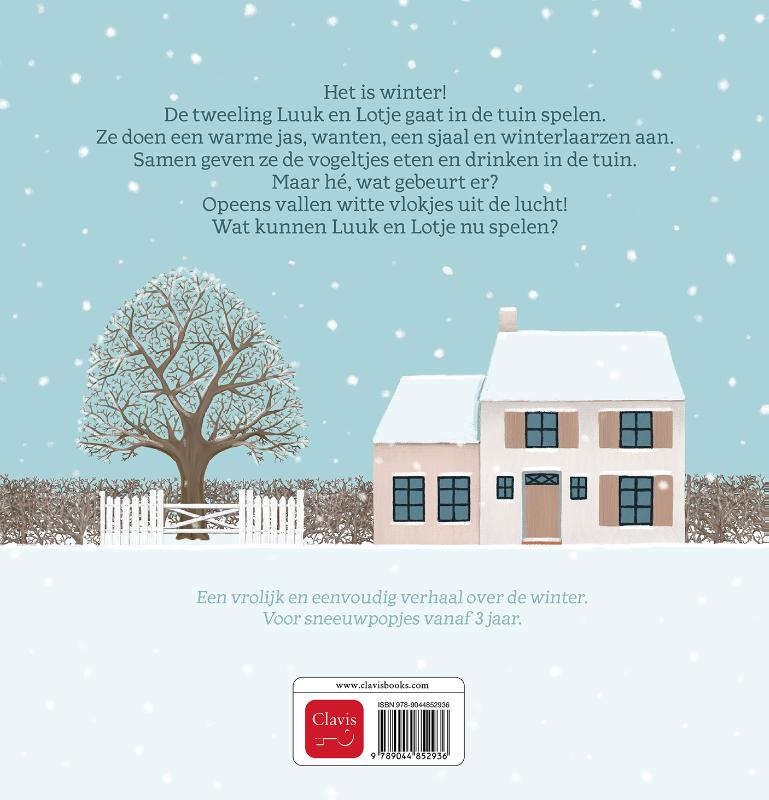 Achterkant van Het is winter!