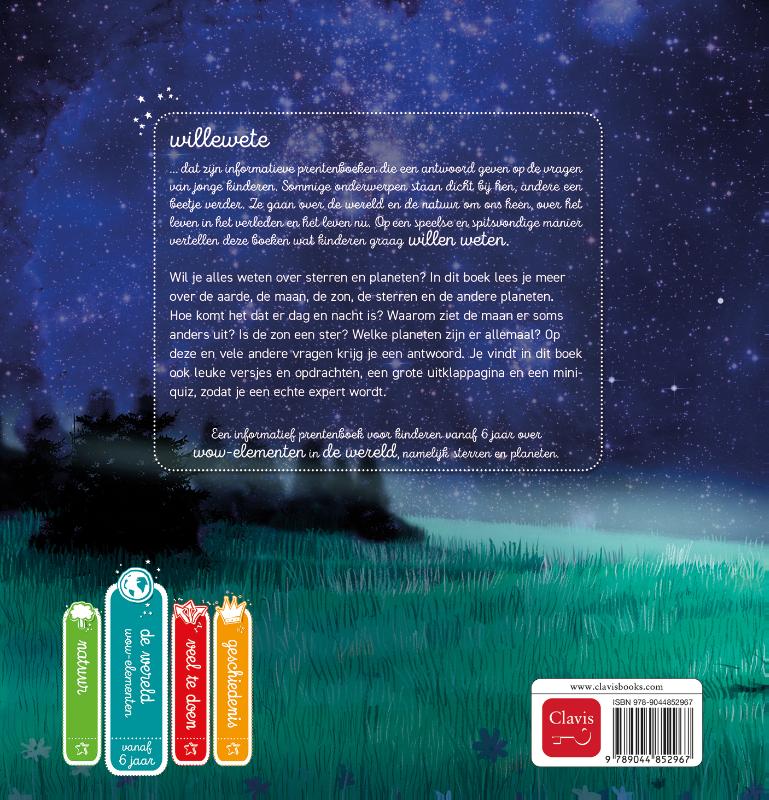Achterkant van Sterren en planeten