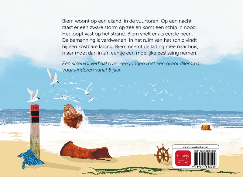 Achterkant van Het geheim van Biem
