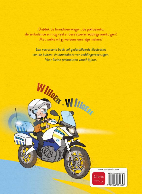 Achterkant van Reddingsvoertuigen vanbinnen en vanbuiten