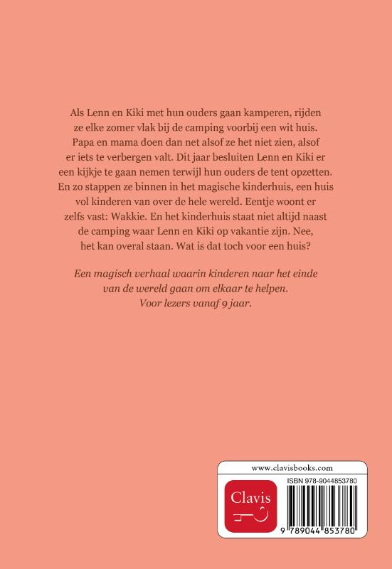 Achterkant van Het magische kinderhuis