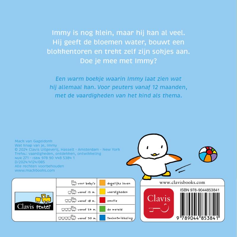 Achterkant van Wat knap van je, Immy