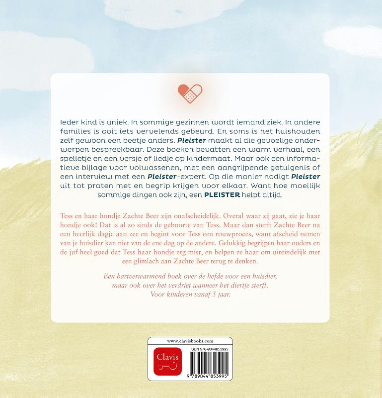 Achterkant van Zachte Beer (Rouwen om een huisdier)