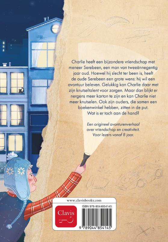 Achterkant van Charlie Cardboard en het kartonmysterie