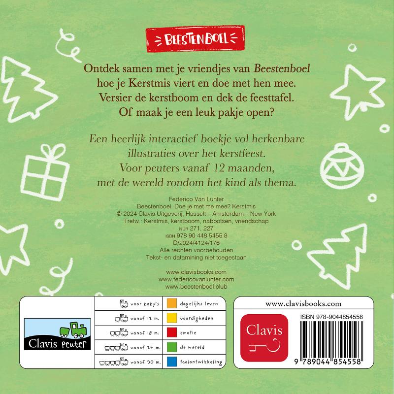 Achterkant van Doe je met me mee? Kerstmis