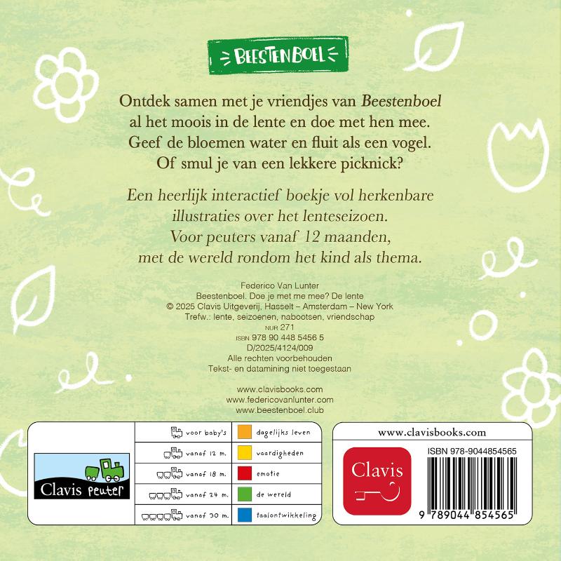 Achterkant van Doe je met me mee? De lente