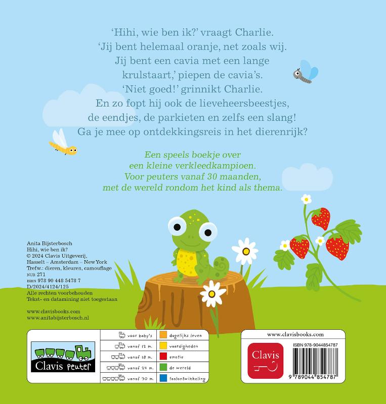 Achterkant van Hihi, wie ben ik?
