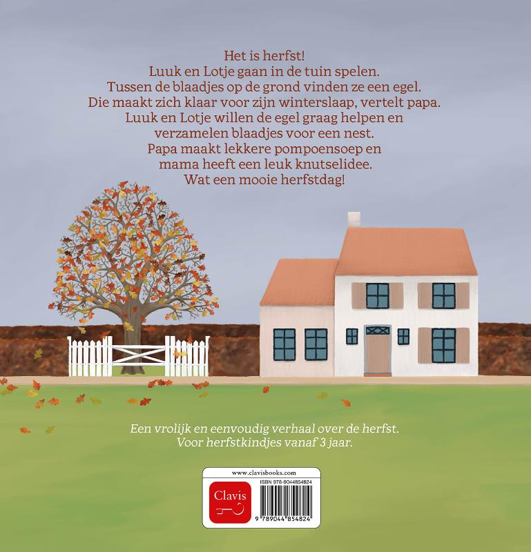 Achterkant van Luuk en Lotje. Het is herfst!