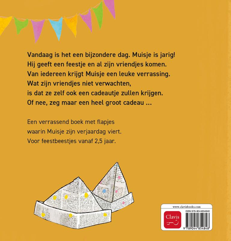 Achterkant van Gelukkige verjaardag, Muisje!