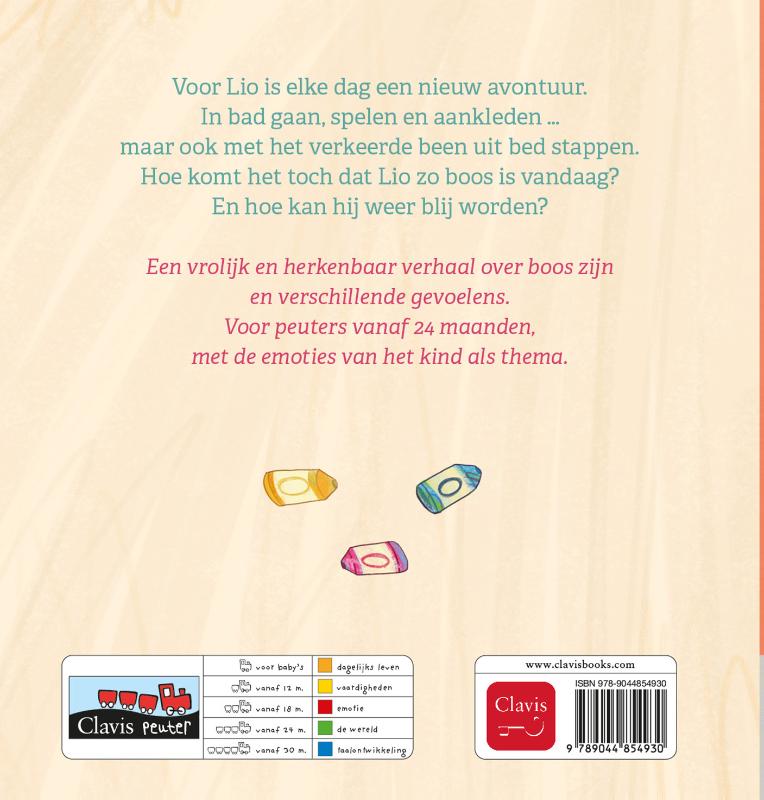 Achterkant van Lio is boos