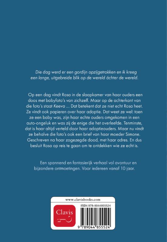 Achterkant van Rosa's reis