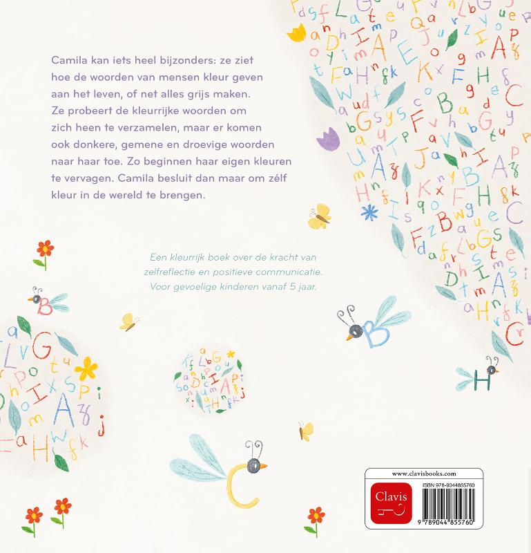 Achterkant van De kleur van woorden