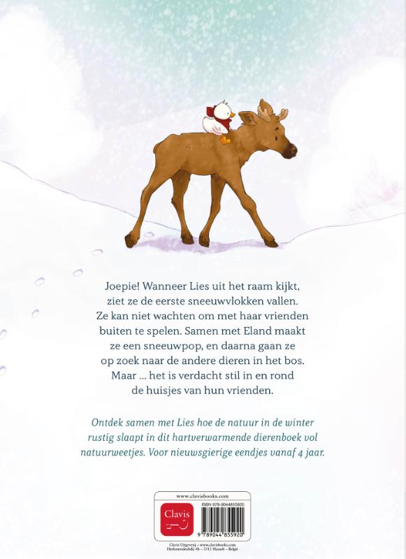 Achterkant van Lieve Lies ontdekt de winterslaap