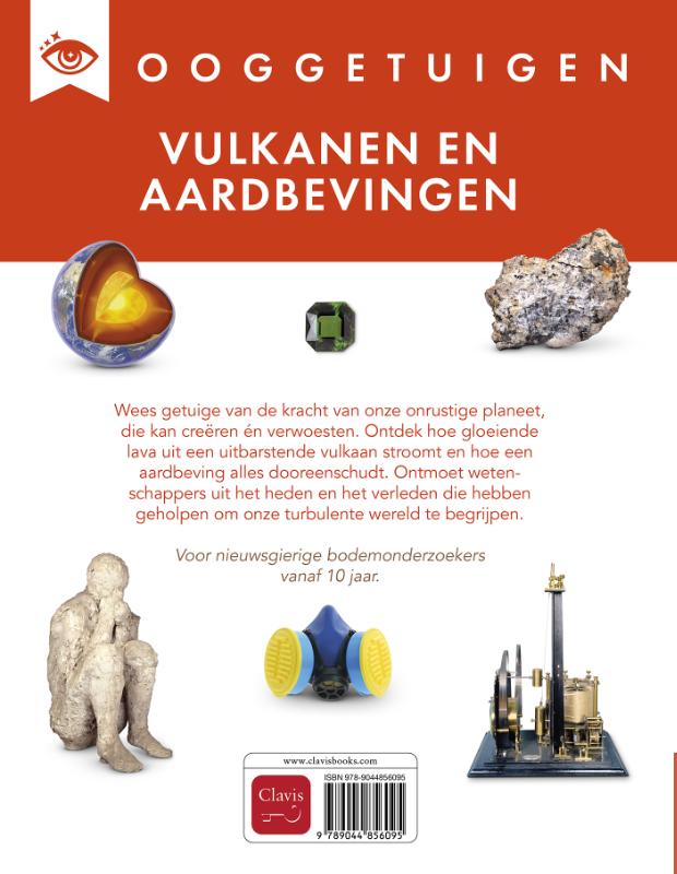 Achterkant van Vulkanen en aardbevingen
