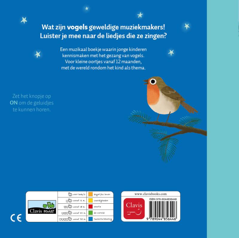 Achterkant van Vogels. Geluidenboekje