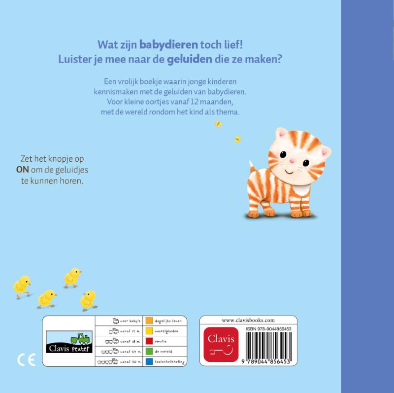 Achterkant van Babydieren