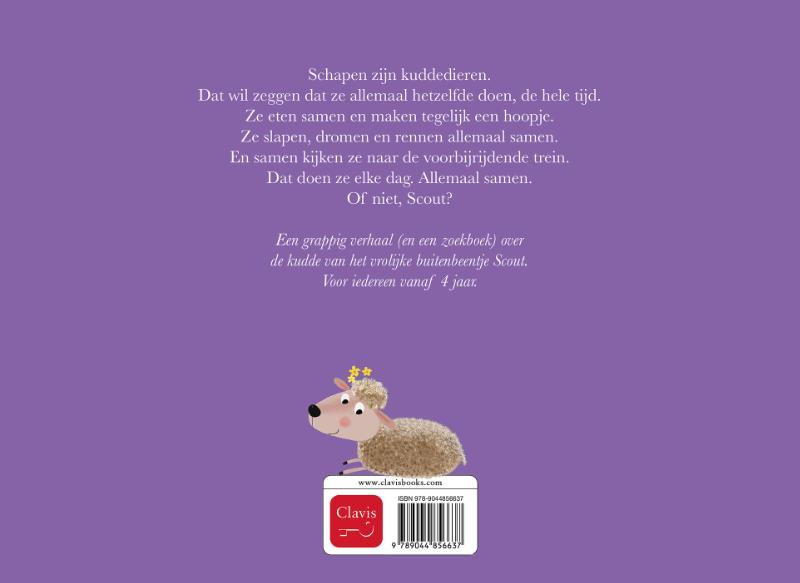 Achterkant van Waar is Scout?