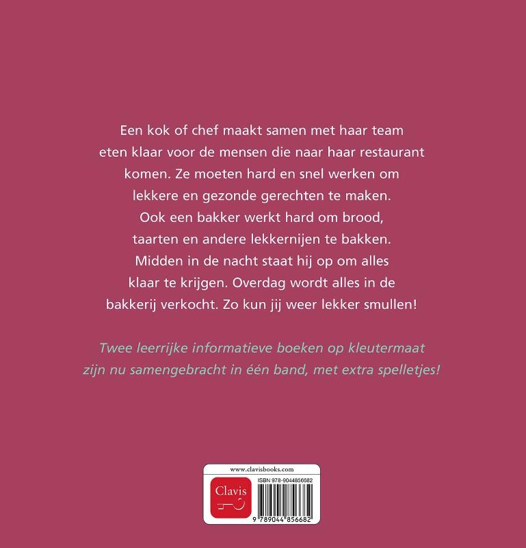 Achterkant van De kok en de bakker