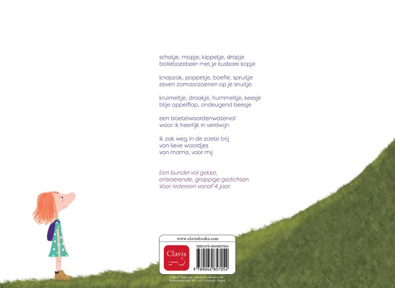 Achterkant van Zeven zomaarzoenen