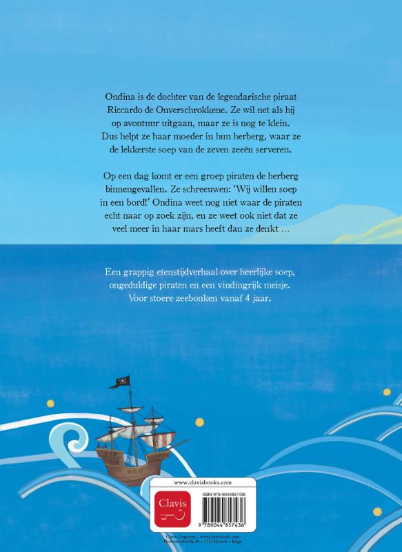 Achterkant van Ondina en de piratensoep