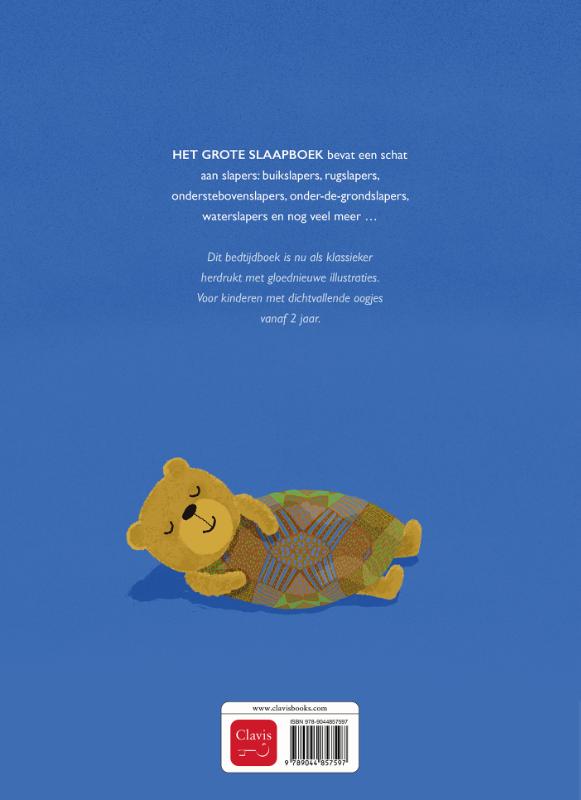 Achterkant van Het grote slaapboek