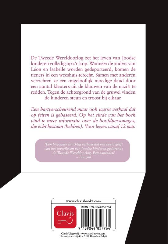 Achterkant van De vergeten kinderen