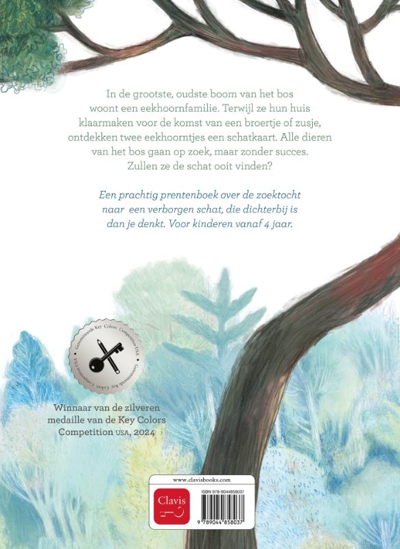 Achterkant van De verborgen schat