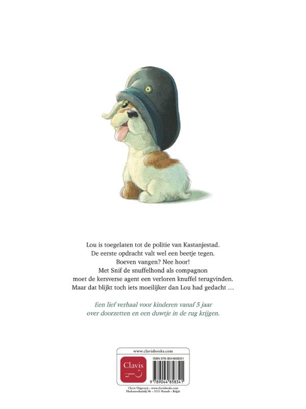 Achterkant van Agent Lou op knuffeljacht