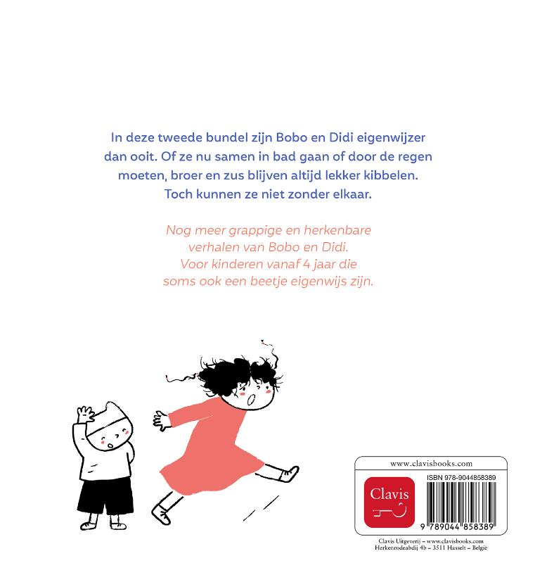 Achterkant van Nog eigenwijzer met Bobo en Didi