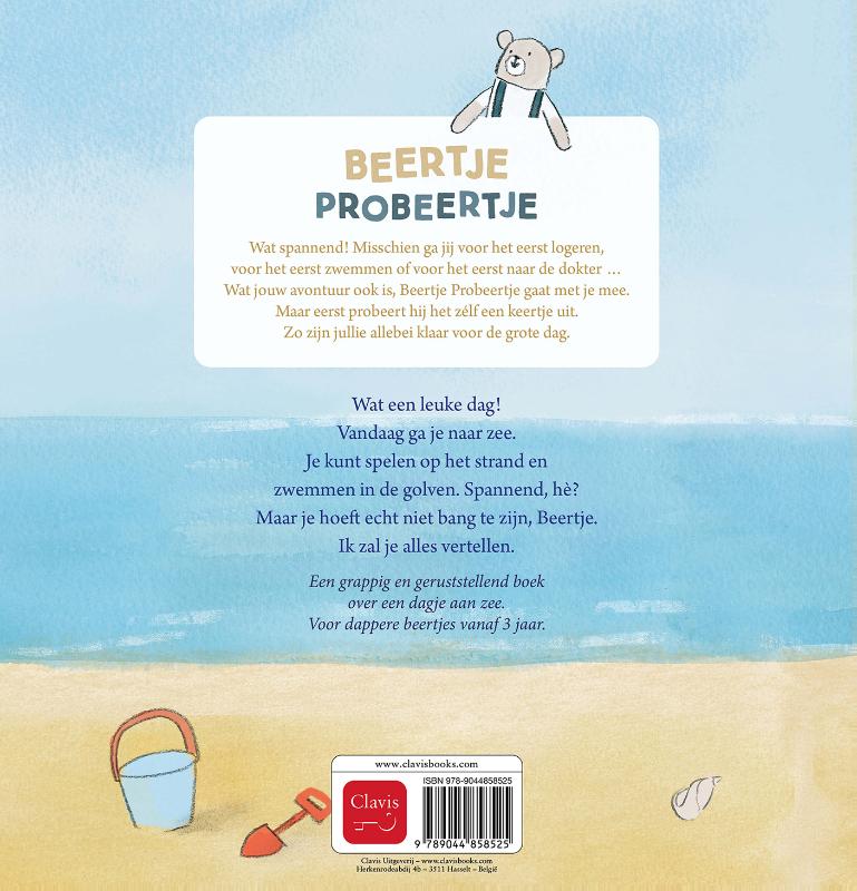 Achterkant van Beertje probeertje gaat naar zee