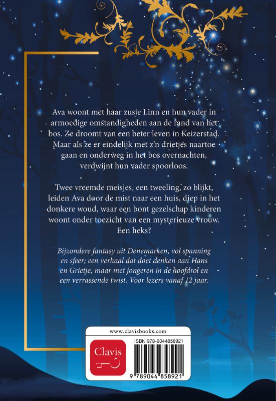 Achterkant van Diep in het donkere woud