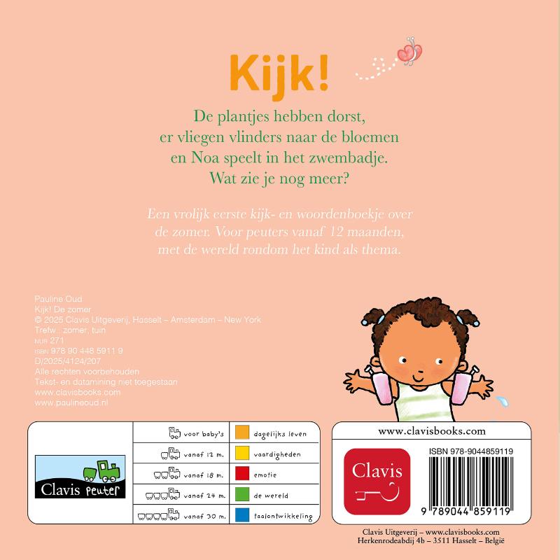 Achterkant van Kijk! De zomer
