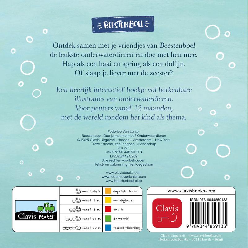 Achterkant van Doe je met me mee? Onderwaterdieren