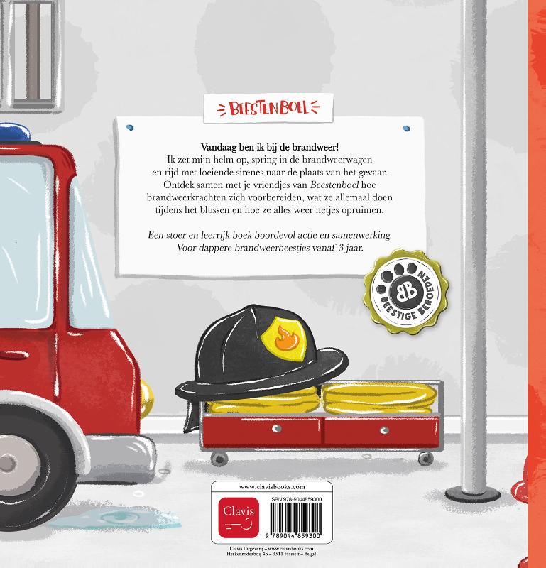 Achterkant van De brandweer