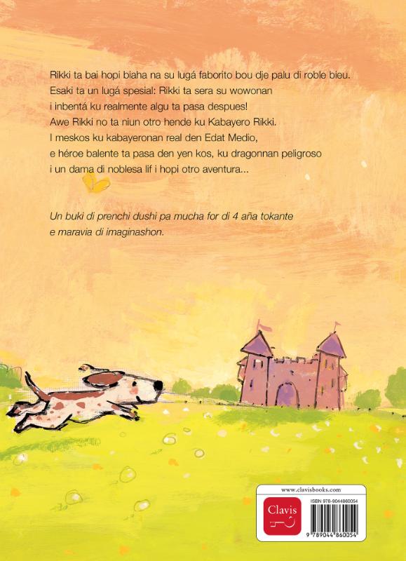 Achterkant van Ridder Rikki (POD Papiamentu editie)