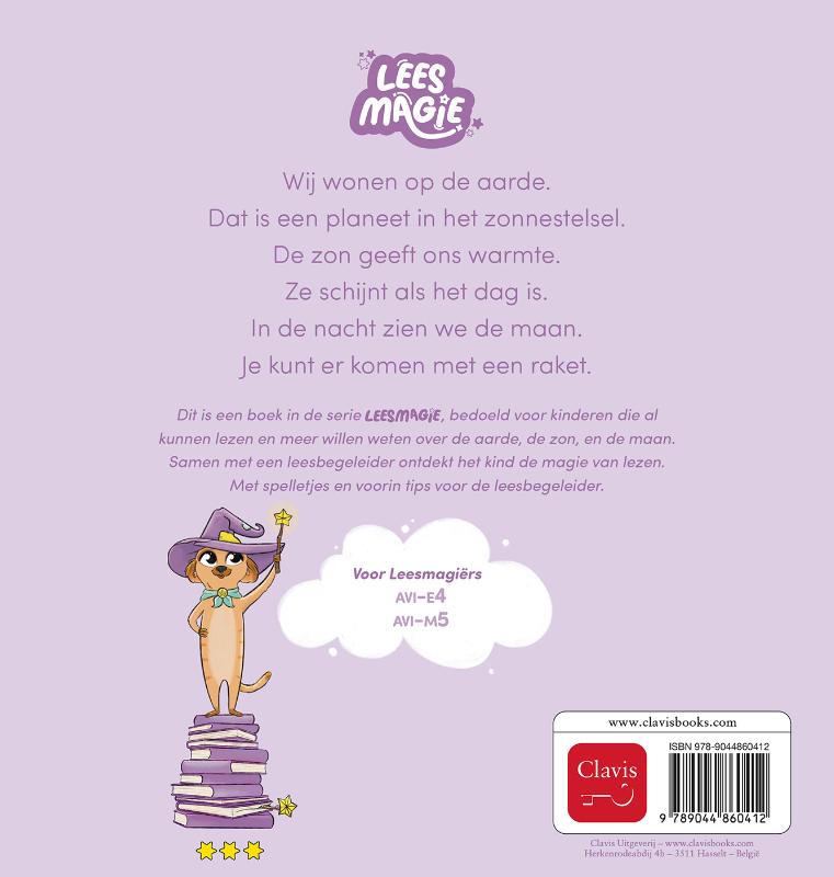 Achterkant van De zon, de maan en de aarde