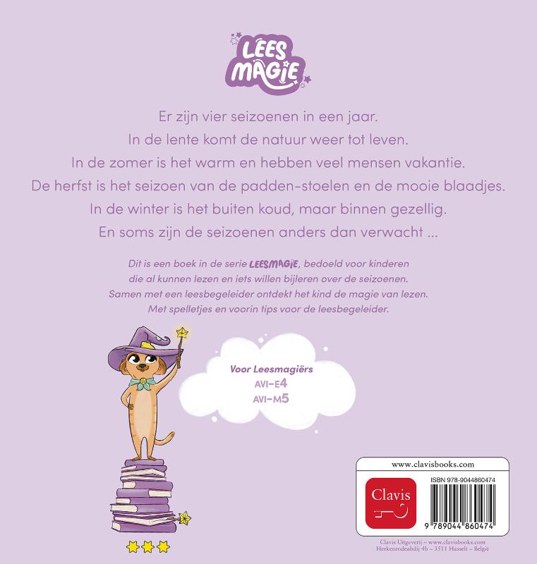 Achterkant van Het jaar rond