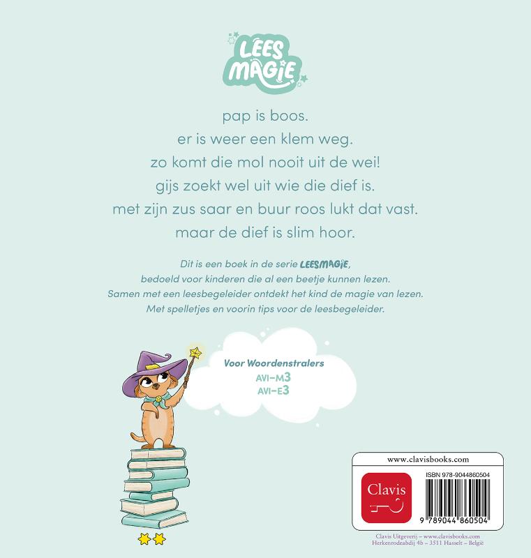 Achterkant van Een dief in de wei