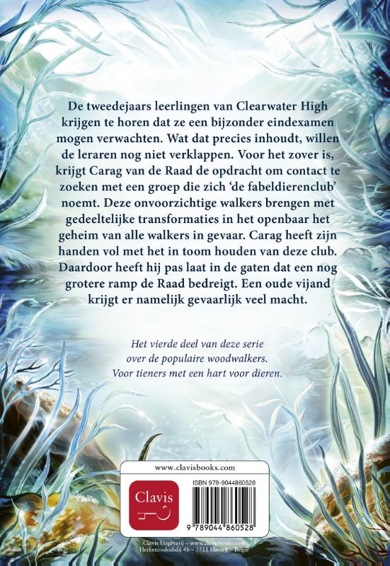 Achterkant van De fabeldierenclub