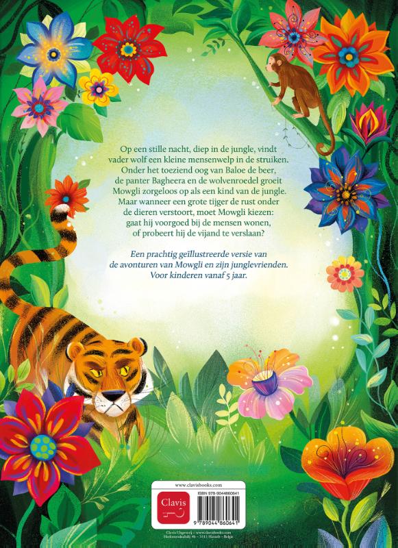 Achterkant van Het jungleboek