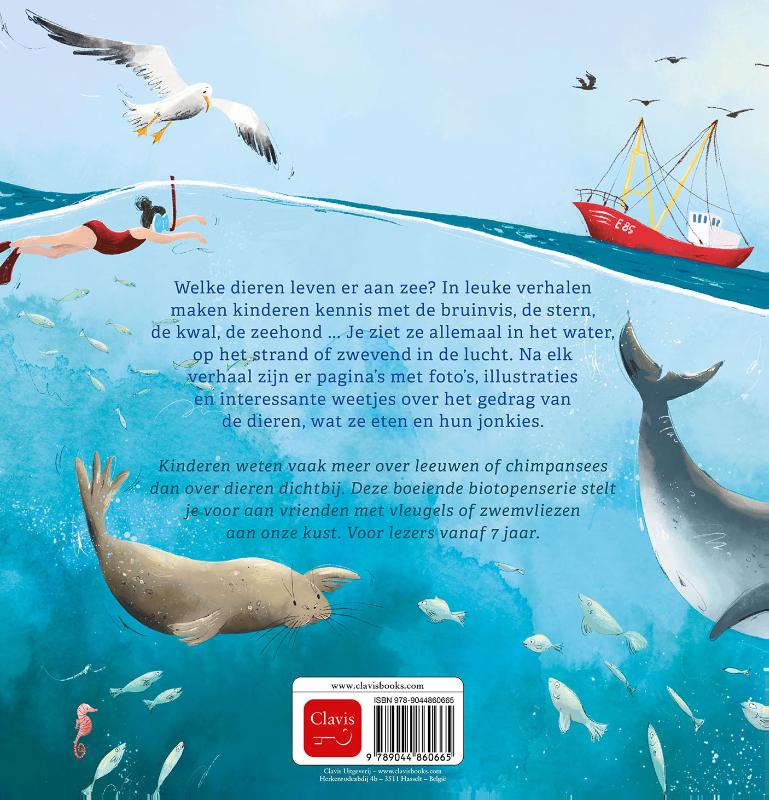 Achterkant van Dieren aan zee