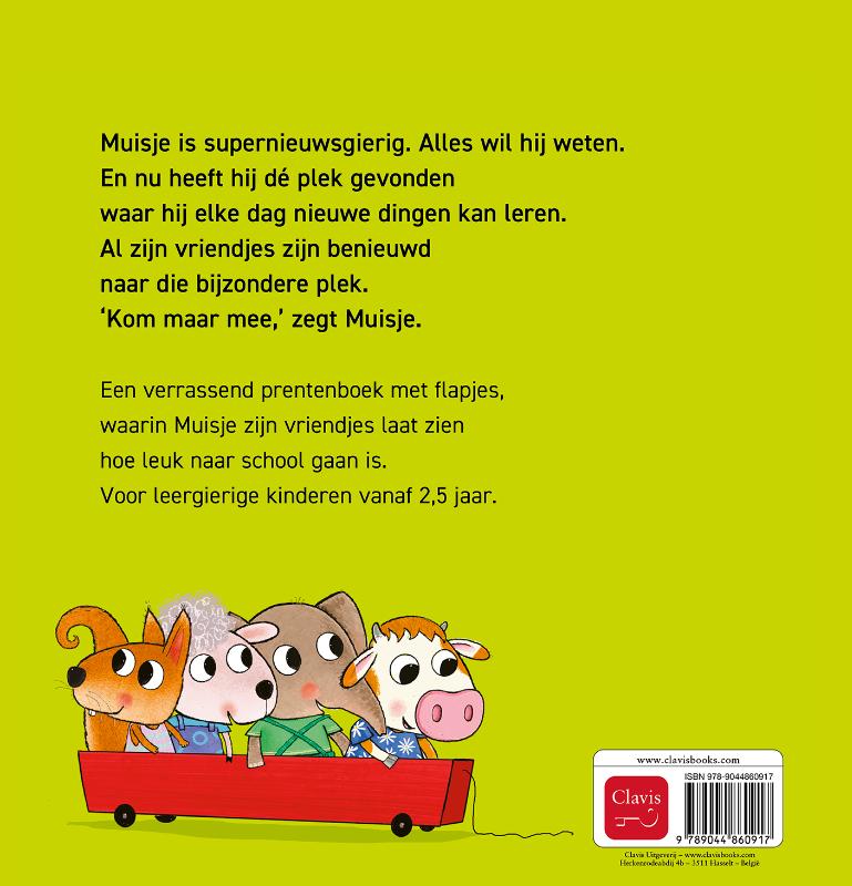 Achterkant van Kom je mee naar school?