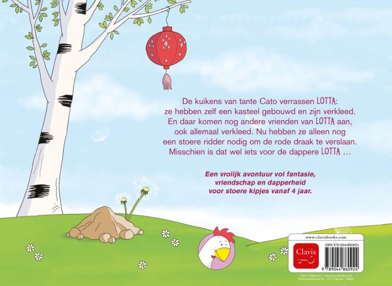 Achterkant van Lotta wordt ridder