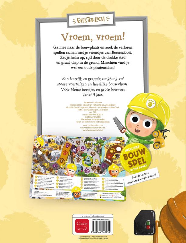 Achterkant van Bouwpret! Het grote bouwzoekboek